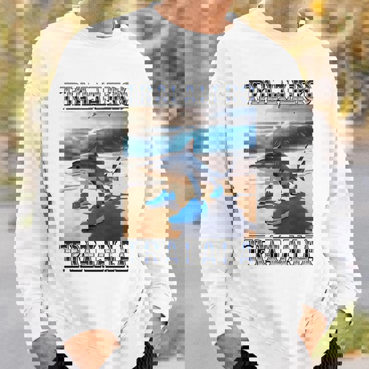 トララレロトララーラ-イタリアンブレインロットミーム 長袖tシャツ スウェットシャツ 彼への贈り物