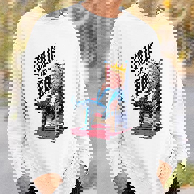 トランプ・サマー 2024 チリン・ライク・ア・フェロン・ファニー スウェットシャツ 彼への贈り物