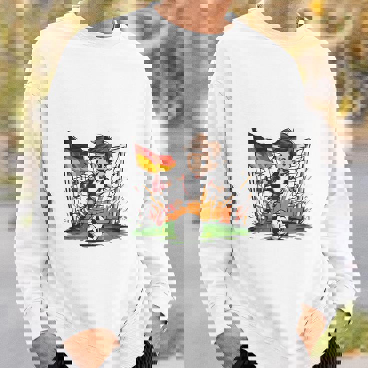 ドイツ サッカー 少年 フットボール 長袖tシャツ スウェットシャツ 彼への贈り物