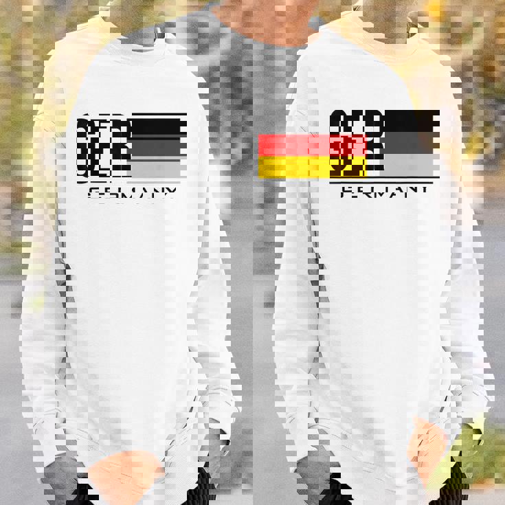 ドイツ 国旗 ドイツ カントリーコード Gerスポーツゲーム アスリート スウェットシャツ 彼への贈り物