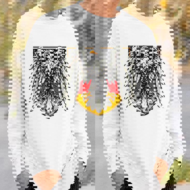 ドイツ鷲旗 ドイツ国旗 長袖tシャツ スウェットシャツ 彼への贈り物
