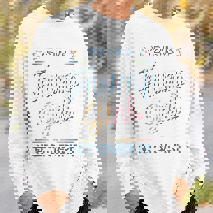 ドナルド・トランプ2024のかわいいトランプガール スウェットシャツ 彼への贈り物