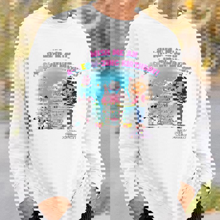 ドリームワークス ギャビーのドールハウス A-ニャーザリング 誕生日 スウェットシャツ 彼への贈り物