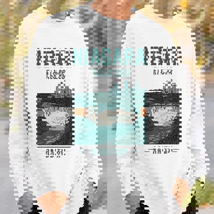 ナイアガラフォールズ ロードトリップ 2025 夏休み ナイアガラ スウェットシャツ 彼への贈り物