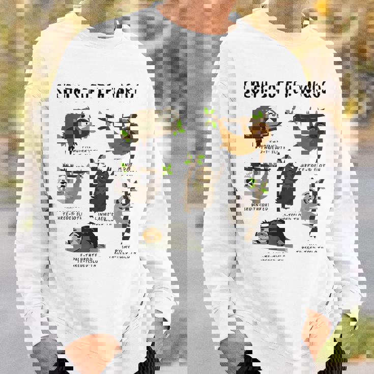 ナマケモノ 面白い動物 キュート ナマケモノ 恋人 ギフト スウェットシャツ 彼への贈り物