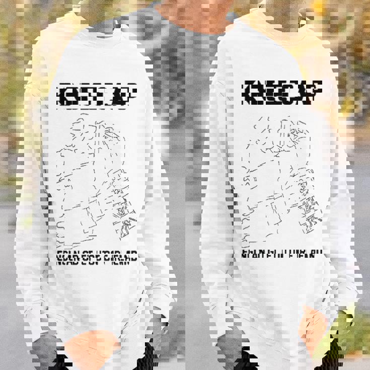 ニーキャップ・イングランドはアイルランドから出て行け 長袖tシャツ スウェットシャツ 彼への贈り物