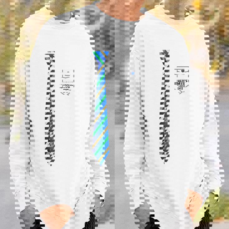 ネクタイで在宅ワーク ホームオフィス・アウトフィット Homeoffice Outfit スウェットシャツ 彼への贈り物