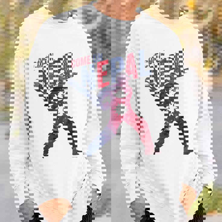 ネパールクリケットジャージ 2024 ネパール国旗サポーター クリケットファン スウェットシャツ 彼への贈り物