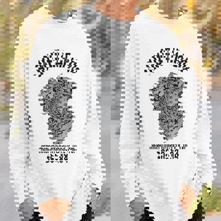 ノベルティ ショベルヘッド オートバイ愛好家 夫 おじいちゃん スウェットシャツ 彼への贈り物