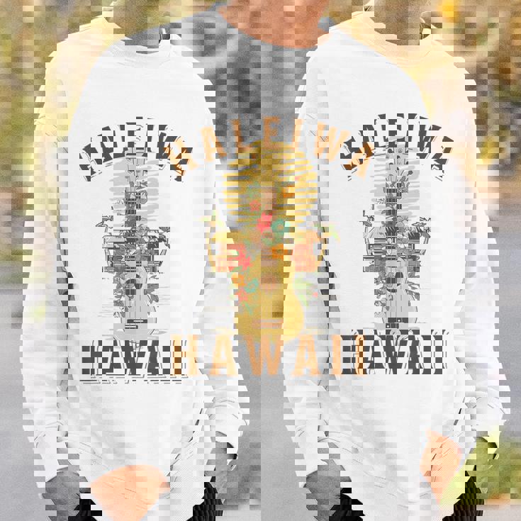 ハレイワ ハワイ ビーチ 夏休み スウェットシャツ 彼への贈り物