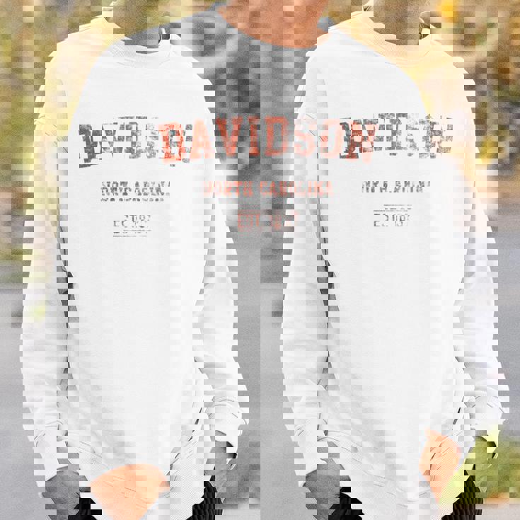 ハーレーダビッドソン ノースカロライナ アンティーク調 テキスト スポーツスタイル 長袖tシャツ スウェットシャツ 彼への贈り物