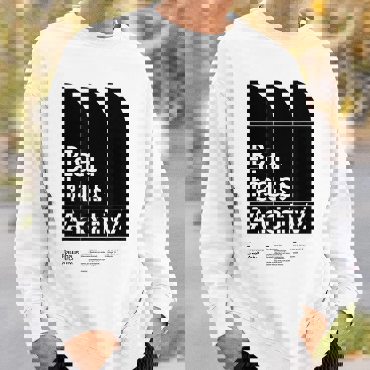 バウハウスアーカイブ – モダニストベルリンデザイン スウェットシャツ 彼への贈り物