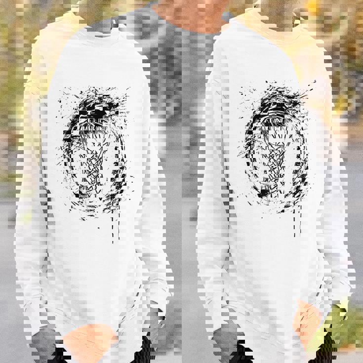 バスケットボールフープグラフィティレジャースポーツ スウェットシャツ 彼への贈り物