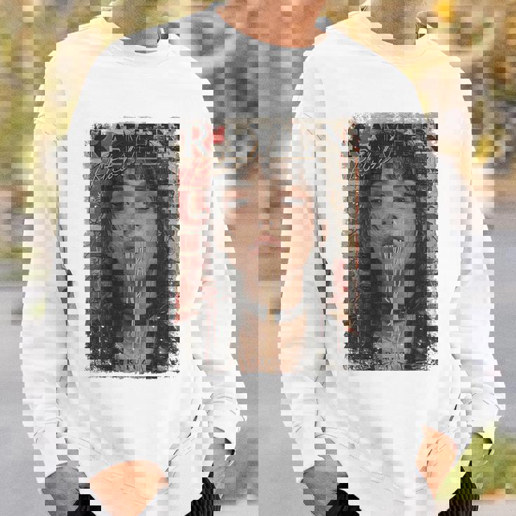 バックプリントtシャツ ピンナップガール ラーメン ヌードル アニメ マンガ アジアン ラーメン スウェットシャツ 彼への贈り物