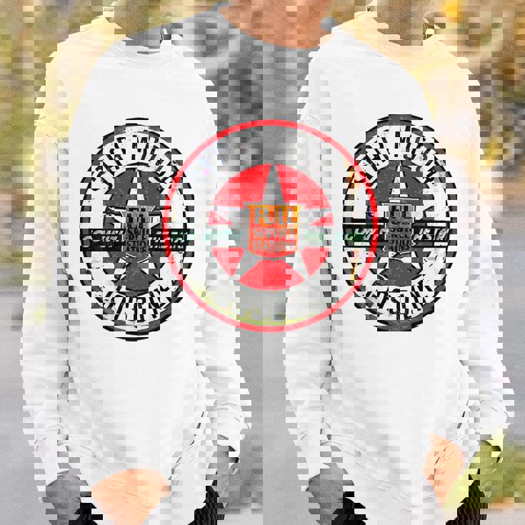 バックプリントのみ レトロ ビンテージ ガソリンスタンド スター モーター オイルカー スウェットシャツ 彼への贈り物