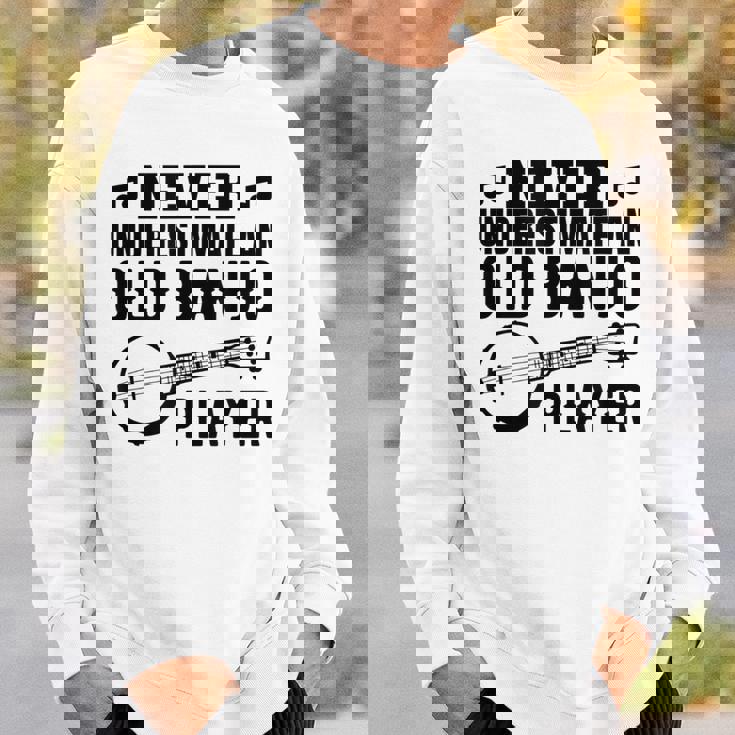 メンズ バンジョーじいさんバンジョーインストラクター スウェットシャツ 彼への贈り物