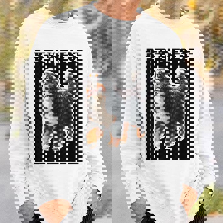 バーニーズマウンテンドッグ愛好家 スウェットシャツ 彼への贈り物