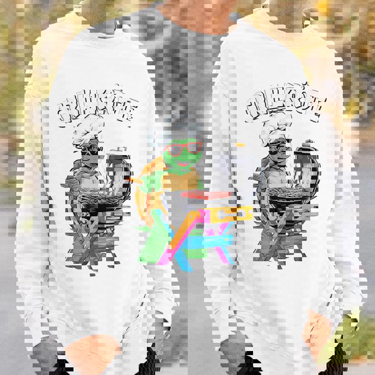 バーベキュー ヒキガエル 面白い 亀 バーベキュー ジャンパー 面白い スウェットシャツ 彼への贈り物