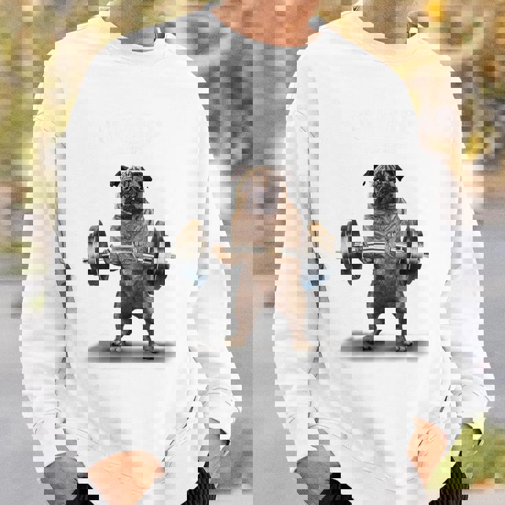 パグ の 筋トレ ついてこれないなら家に帰れ いぬ 犬 スウェットシャツ 彼への贈り物