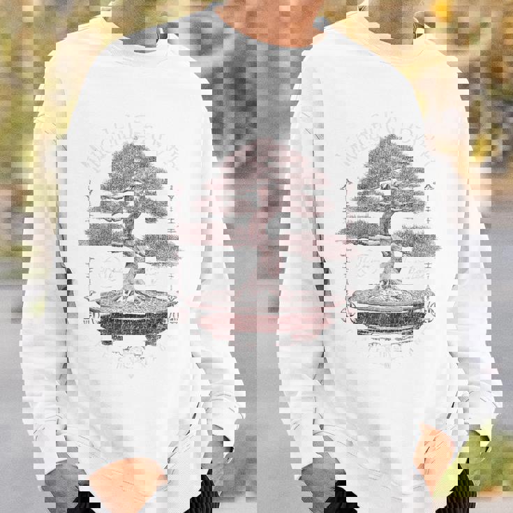 ヒップホップ アーバン ヴィンテージ エッジの効いた Y2k バックプリント ストリートウェア 盆栽 スウェットシャツ 彼への贈り物