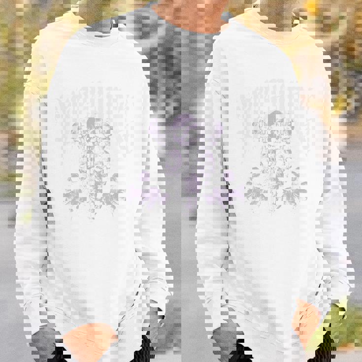 ヒップホップ アーバン ヴィンテージ エッジの効いた Y2k Hip Hop バックプリント ストリートウェア スカル 長袖tシャツ スウェットシャツ 彼への贈り物