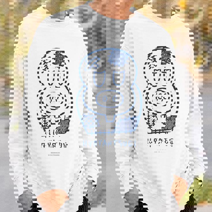 ヒョウタンツギ 和柄パッチ Ctezuka Productions スウェットシャツ 彼への贈り物