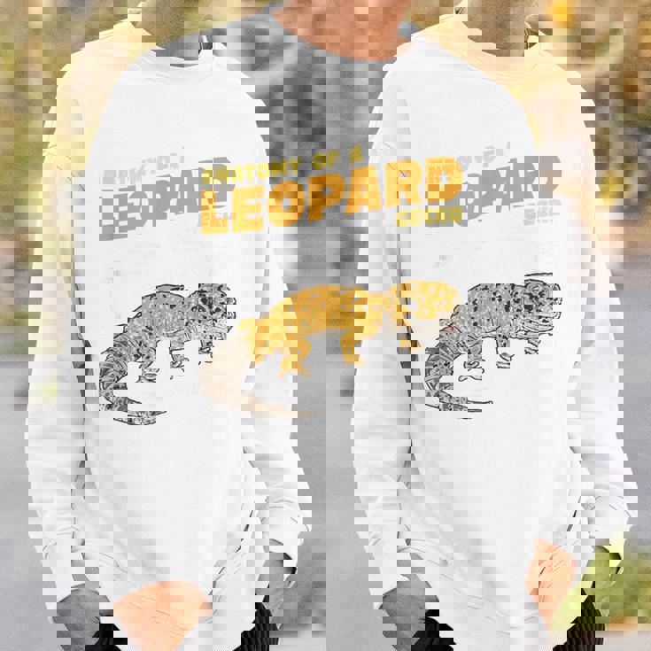 ヒョウ爬虫類ヤモリの解剖学 スウェットシャツ 彼への贈り物