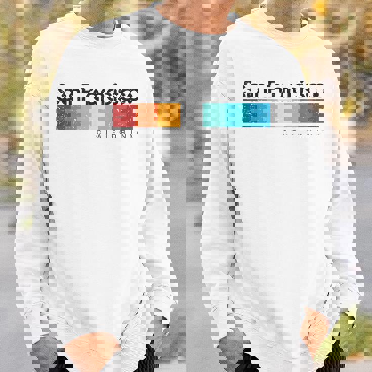 ビンテージサンフランシスコカリフォルニア1980年代レトロデザインtシャツ スウェットシャツ 彼への贈り物