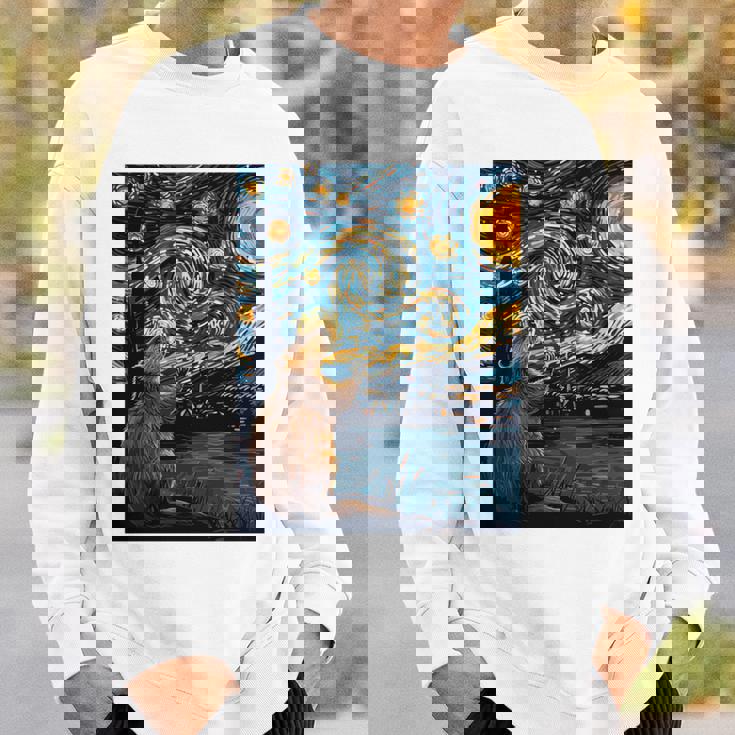 ビーバースターリーナイトヴァンゴッホ 長袖tシャツ スウェットシャツ 彼への贈り物