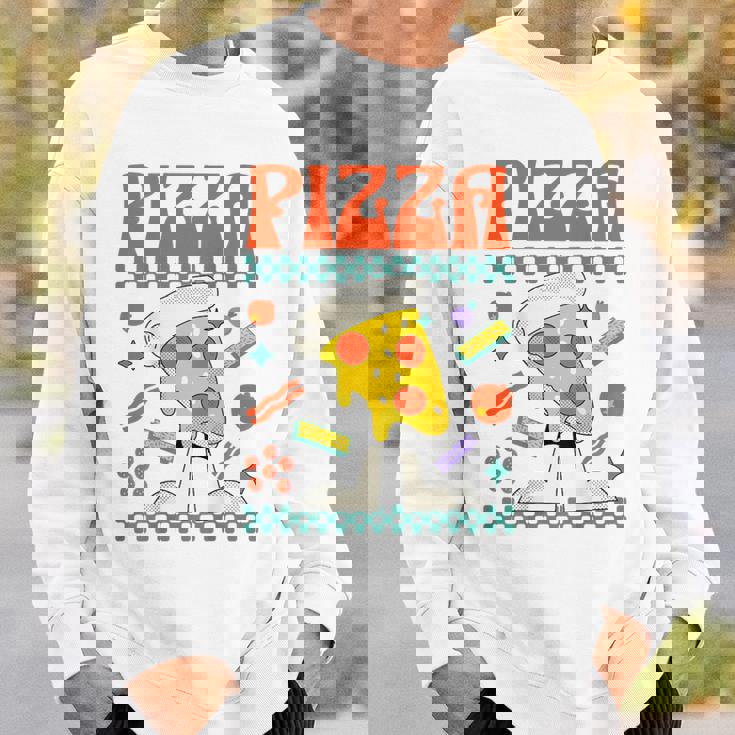 ピザ愛好家 ピザピース スウェットシャツ 彼への贈り物