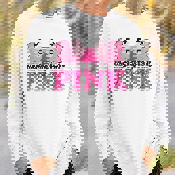 ピンクパンサー Unapologeically ピンク スウェットシャツ 彼への贈り物