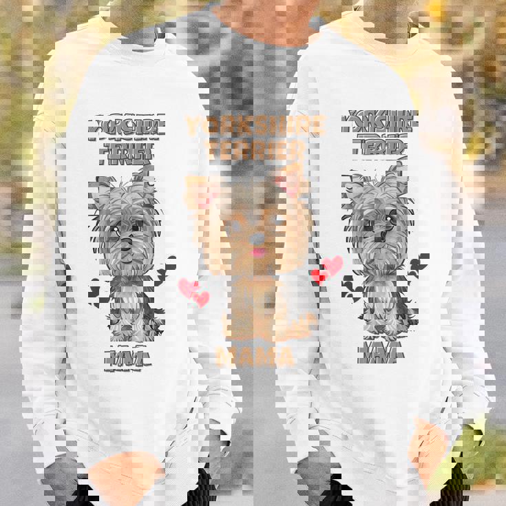 ファニーヨークシャーテリアtシャツ スウェットシャツ 彼への贈り物