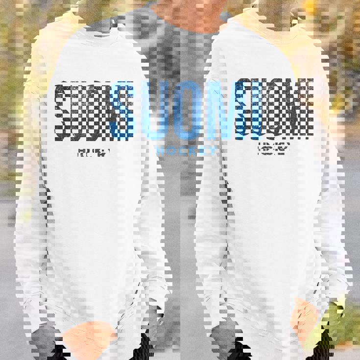 フィンランド スオミ ホッケー アンティーク調 ヴィンテージ レトロ スウェットシャツ 彼への贈り物