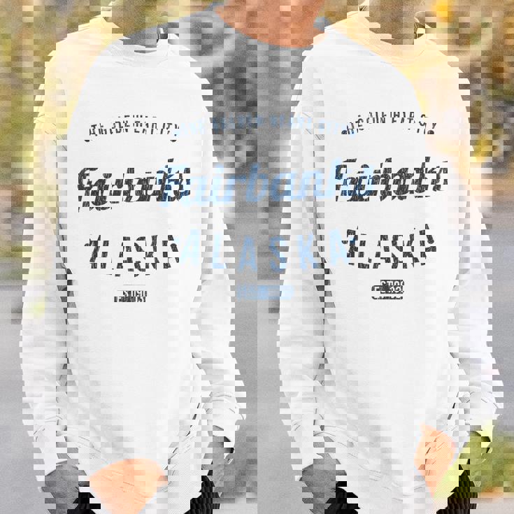 フェアバンクス アラスカ ヴィンテージ ミニマリスト お土産 Ak フェアバンクス スウェットシャツ 彼への贈り物