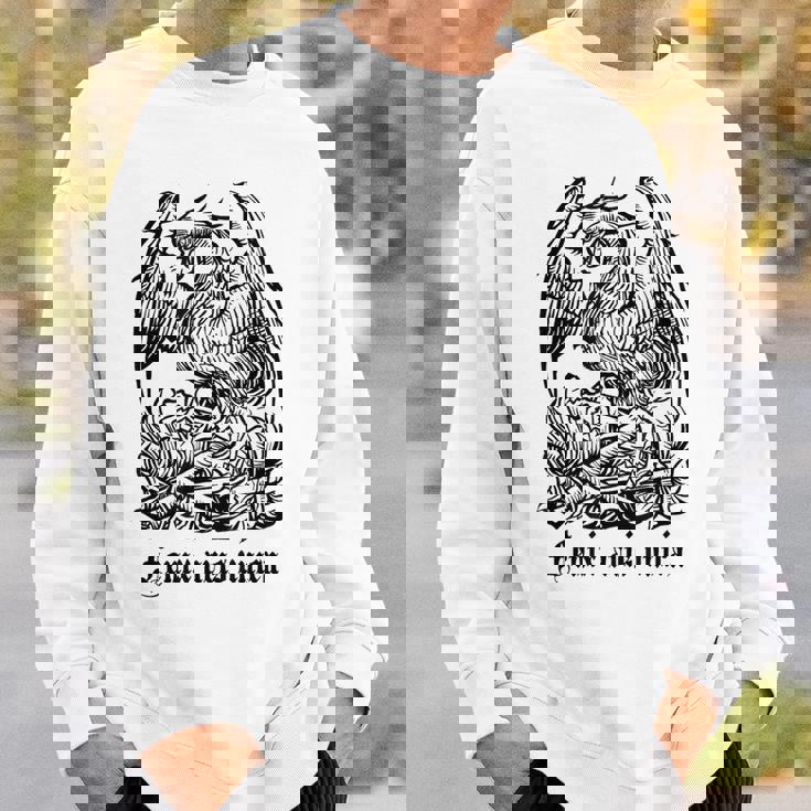 フェニックス。神話の鳥。灰から生まれ変わる。 スウェットシャツ 彼への贈り物