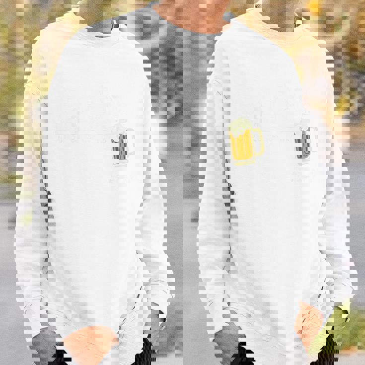 バックプリント フライデー エボリューション ウィークリー カレンダー ビール付き スウェットシャツ 彼への贈り物