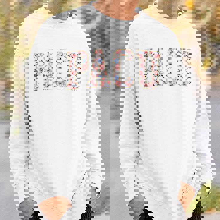 フローラルpacu看護師が周術期看護師で目覚める 長袖tシャツ スウェットシャツ 彼への贈り物