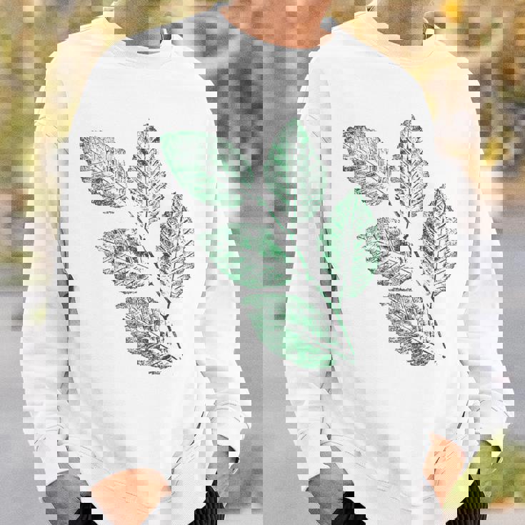 ブナの葉 植物 自然と森林 木のグラフィックス スウェットシャツ 彼への贈り物