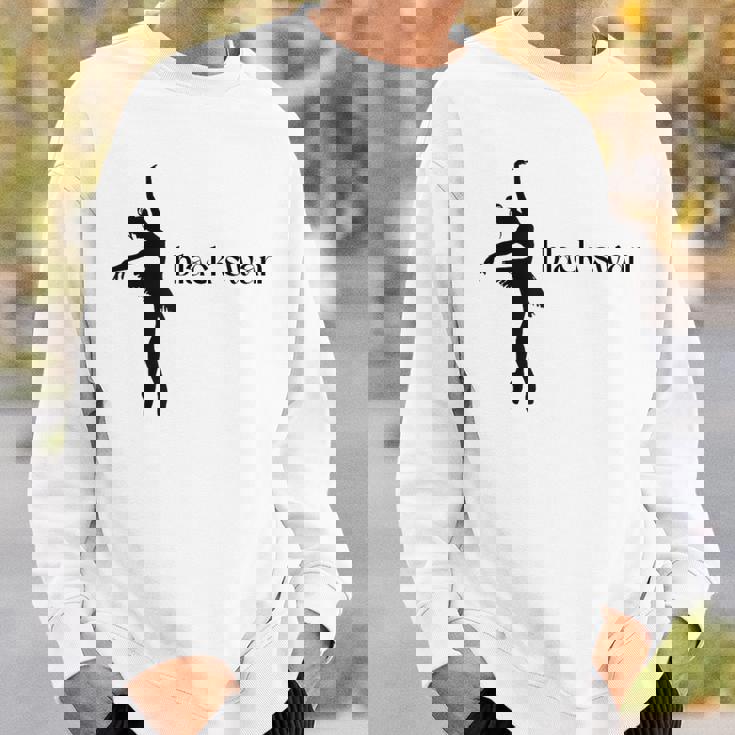 ブラックスワンレイクバレエバレリーナポワントダンスダンサーグラフィック スウェットシャツ 彼への贈り物