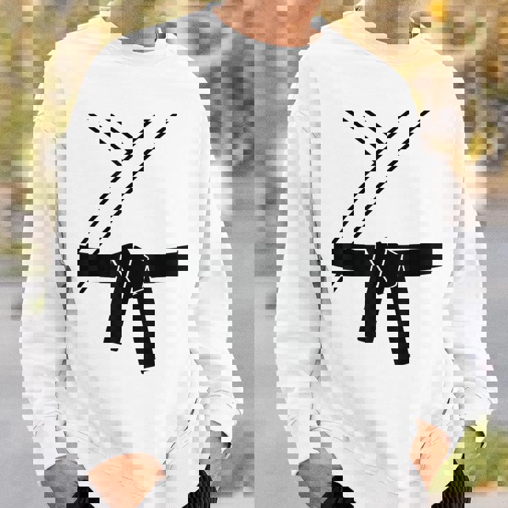 ブラックベルトコスチューム 空手着 柔道 テコンドー カンフー 武道 スウェットシャツ 彼への贈り物