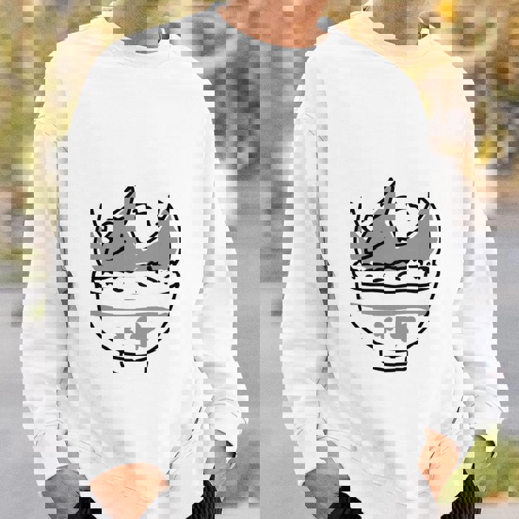 プテラノ丼 長袖tシャツ スウェットシャツ 彼への贈り物