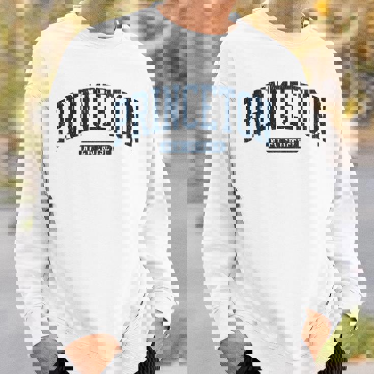 プリンストン ニュージャージー Nj カレッジ大学スタイル ブルー 長袖tシャツ スウェットシャツ 彼への贈り物