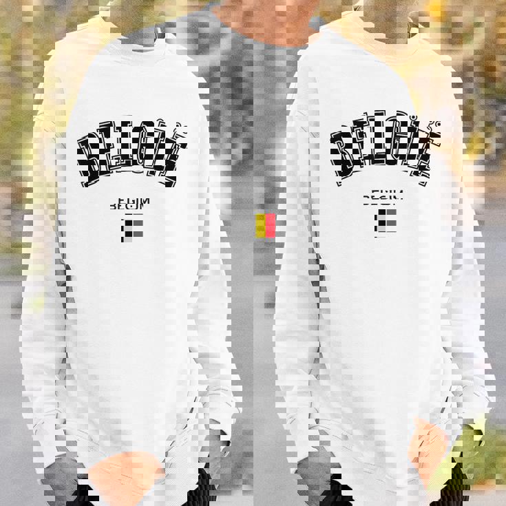 ベルギー ベルギー ベルギー国旗 愛国的 国家的お土産 スウェットシャツ 彼への贈り物