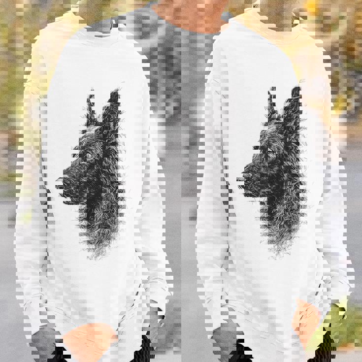 ベルギーシェパード 犬 グラフィック ペットアート ベルギーシェパード スウェットシャツ 彼への贈り物