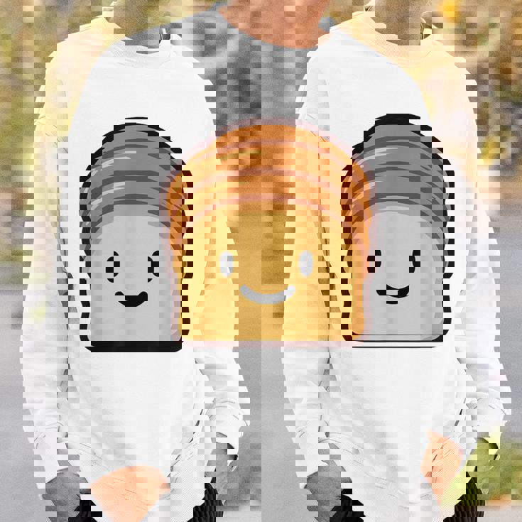 ベーカリー パン ブリオッシュ シンプルでミニマルなユーモア ブリオッシュ スウェットシャツ 彼への贈り物