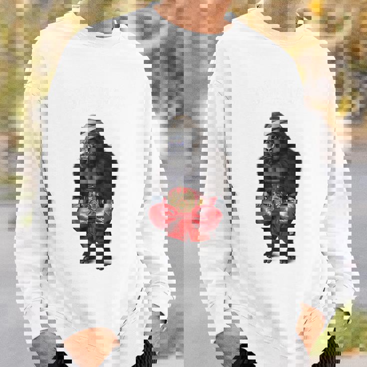 ボクシング チャンピオン ゴリラ ボクサーファイター スウェットシャツ 彼への贈り物