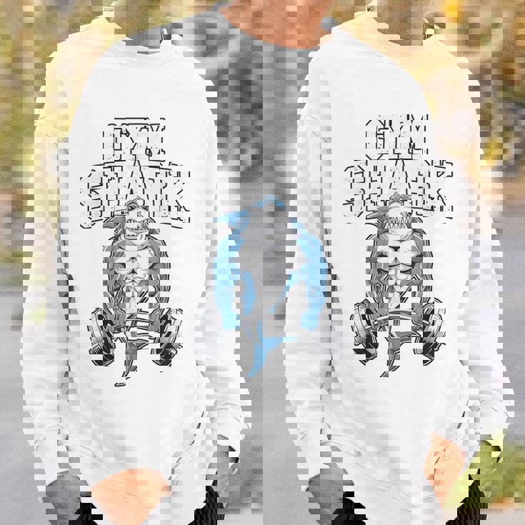 ボディビルダー サメの恋人 ジム フィットネス ワークアウト ボディービル スウェットシャツ 彼への贈り物