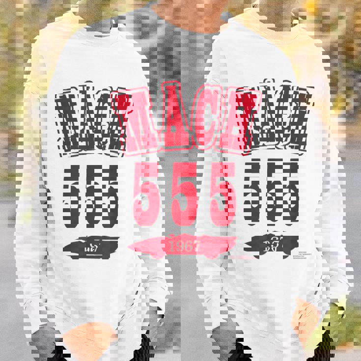 マッハgogogo カレッジデザイン スウェットシャツ 彼への贈り物