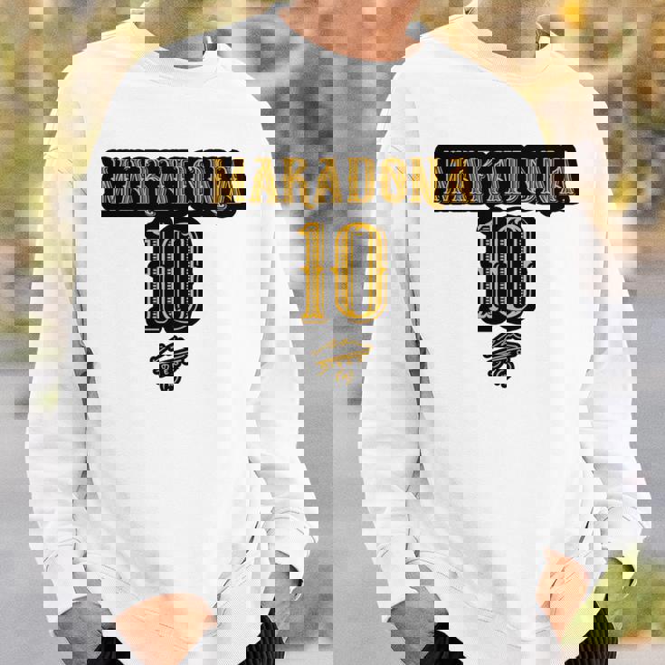 マラドーナ 10 長袖tシャツ スウェットシャツ 彼への贈り物