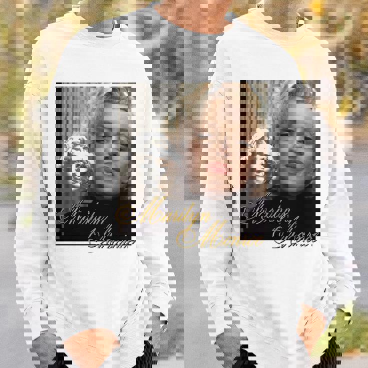 マリリンモンロー_004 長袖tシャツ スウェットシャツ 彼への贈り物